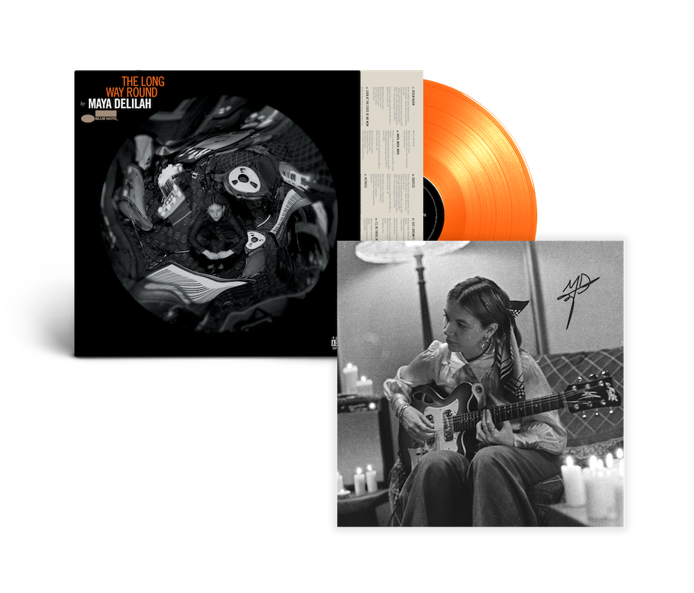 Maya Delilah - The Long Way Round - Vinyle Orange et carte dédicacée