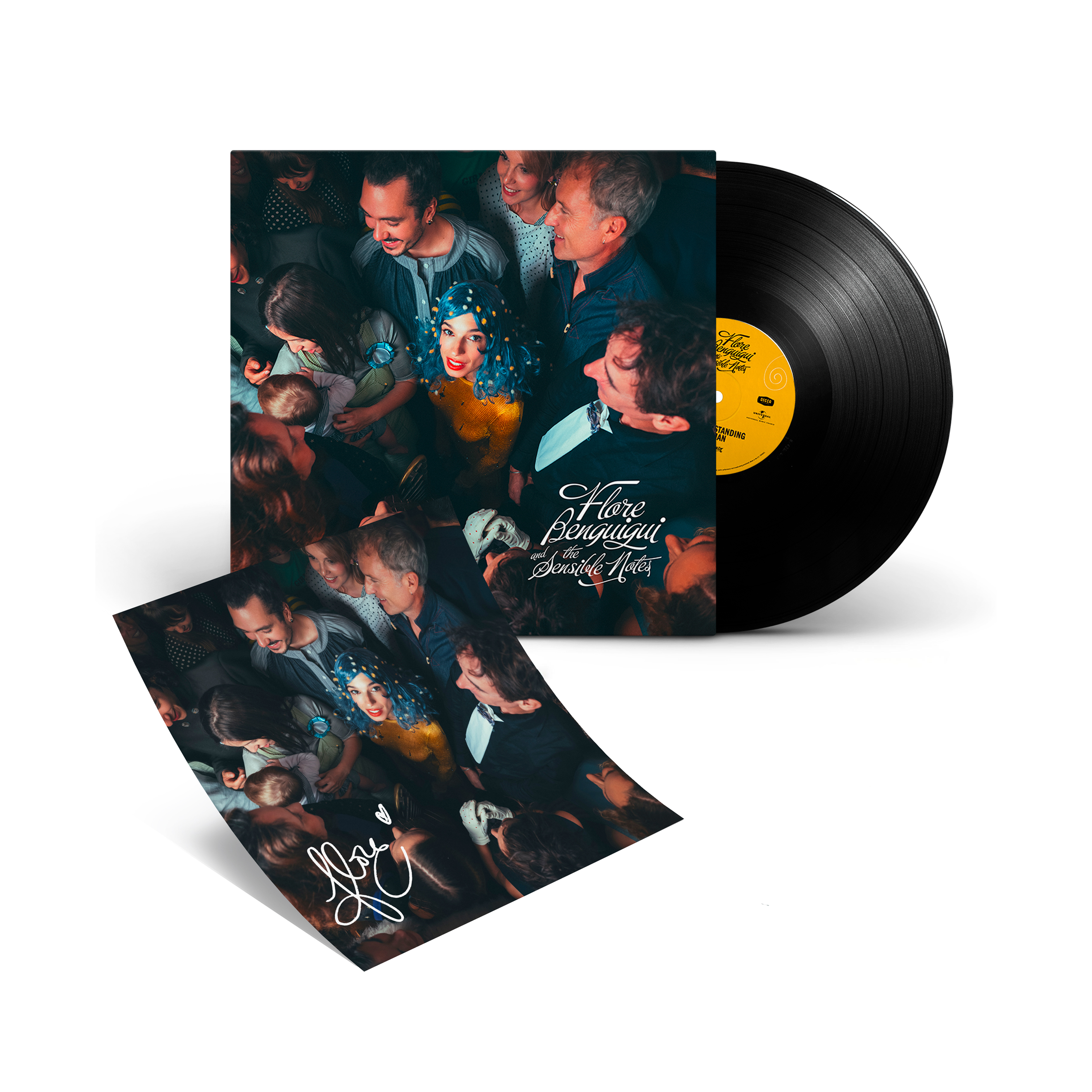 Flore Benguigui - More Understanding Than A Man / Dis, quand reviendras-tu ? - Vinyle 45T + Carte dédicacée