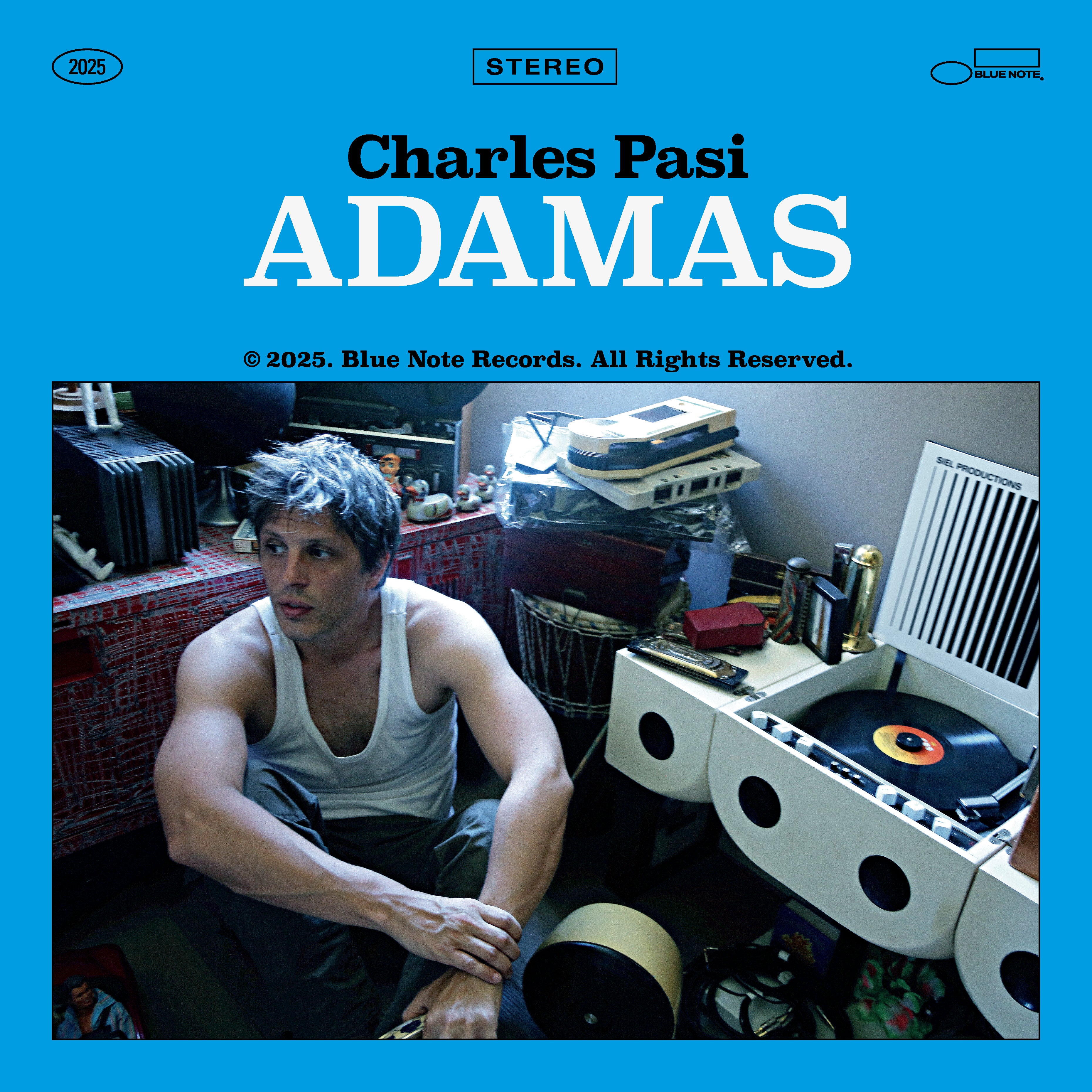 Charles Pasi - Adamas - Vinyle dédicacé cover alternative