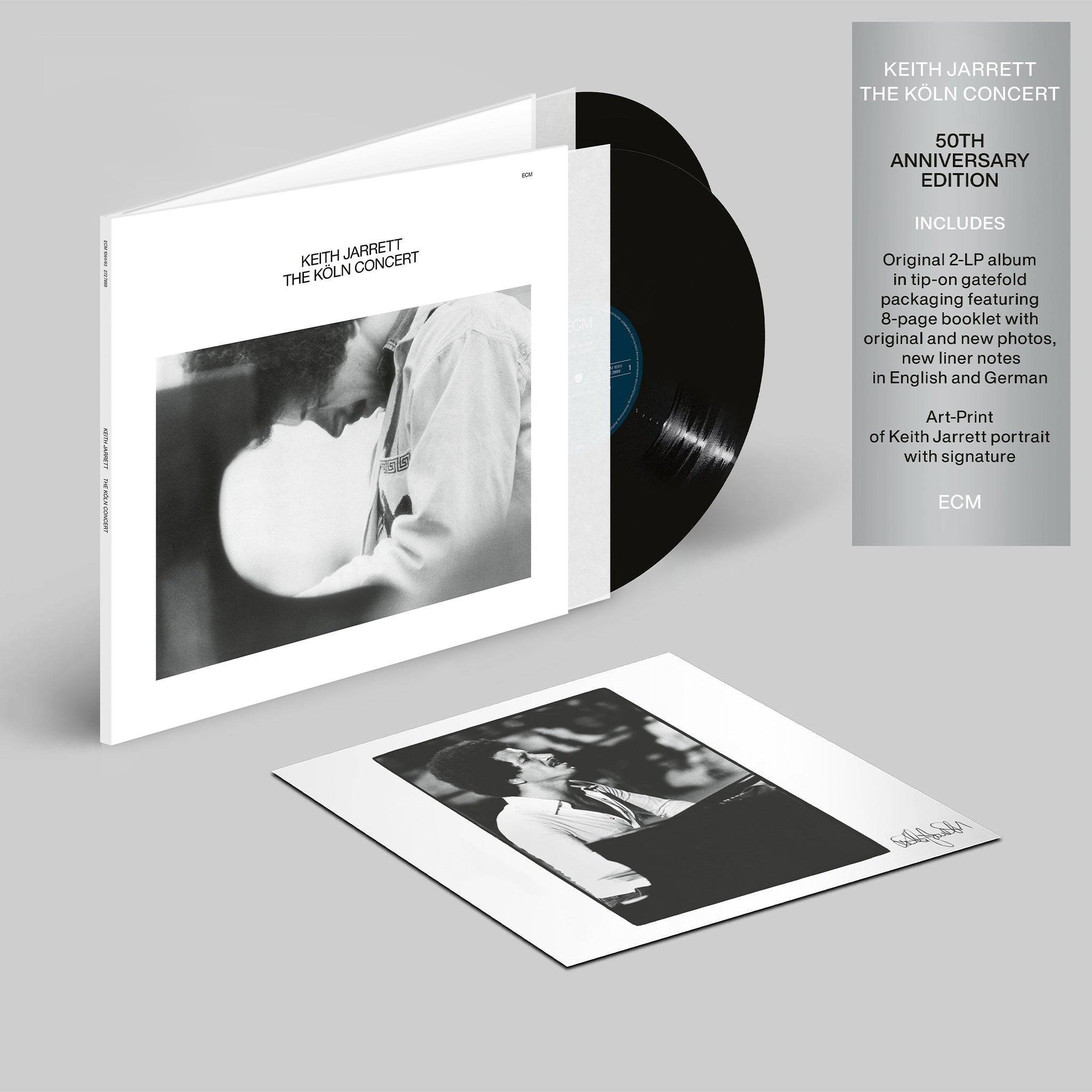 Keith Jarrett - Köln Concert 50th Anniversary - Double Vinyle + T-Shirt (Exclusivité)
