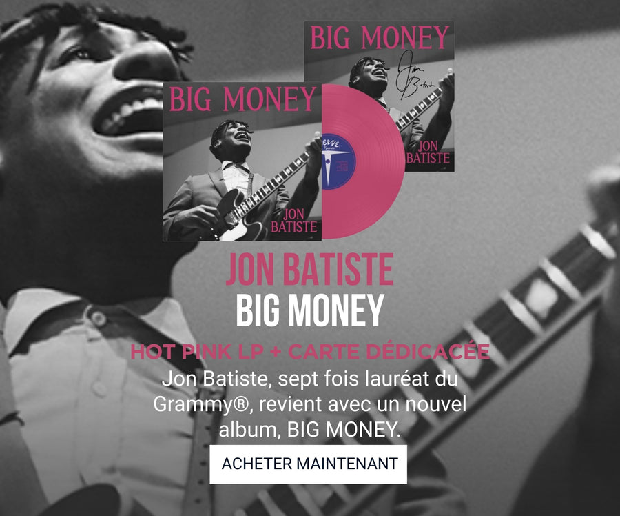 Jon Batiste - BIG MONEY - Hot Pink LP + Signed card