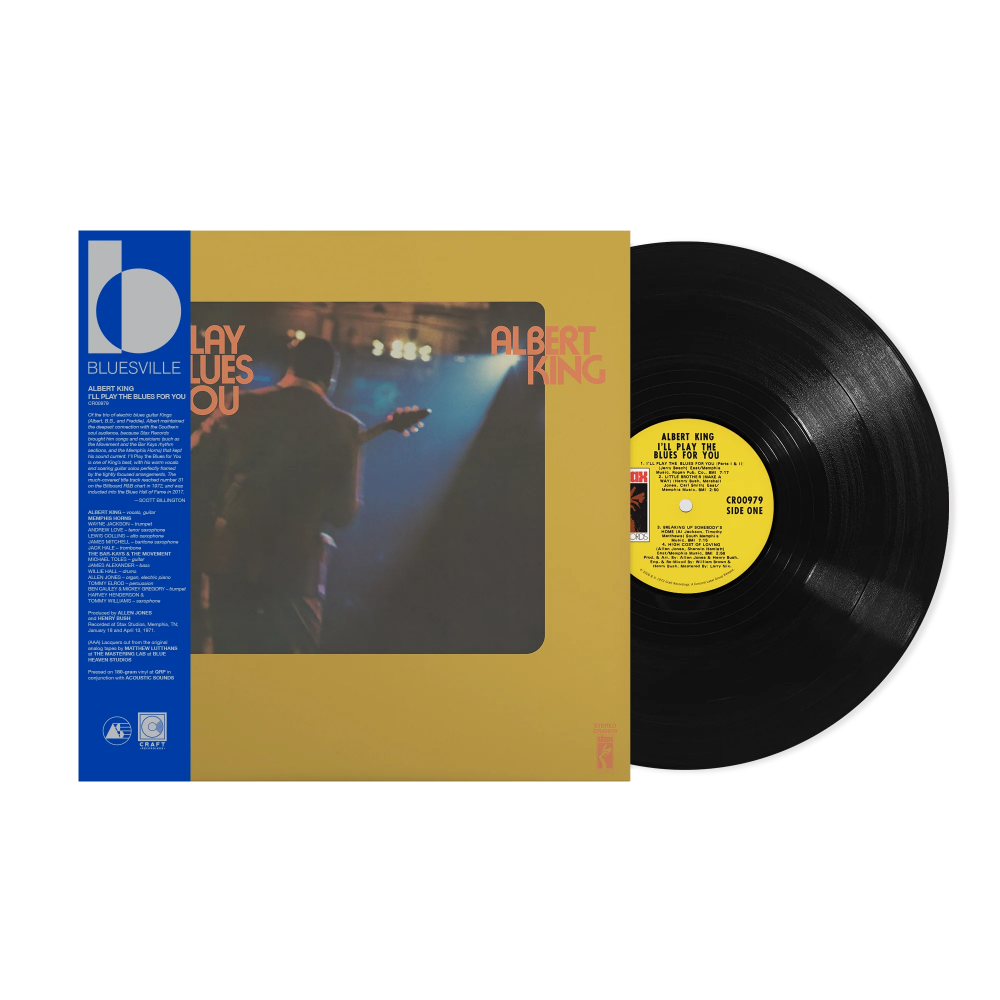 Albert King - I'll Play The Blues 1LP - Pack Shot With Obi Strip