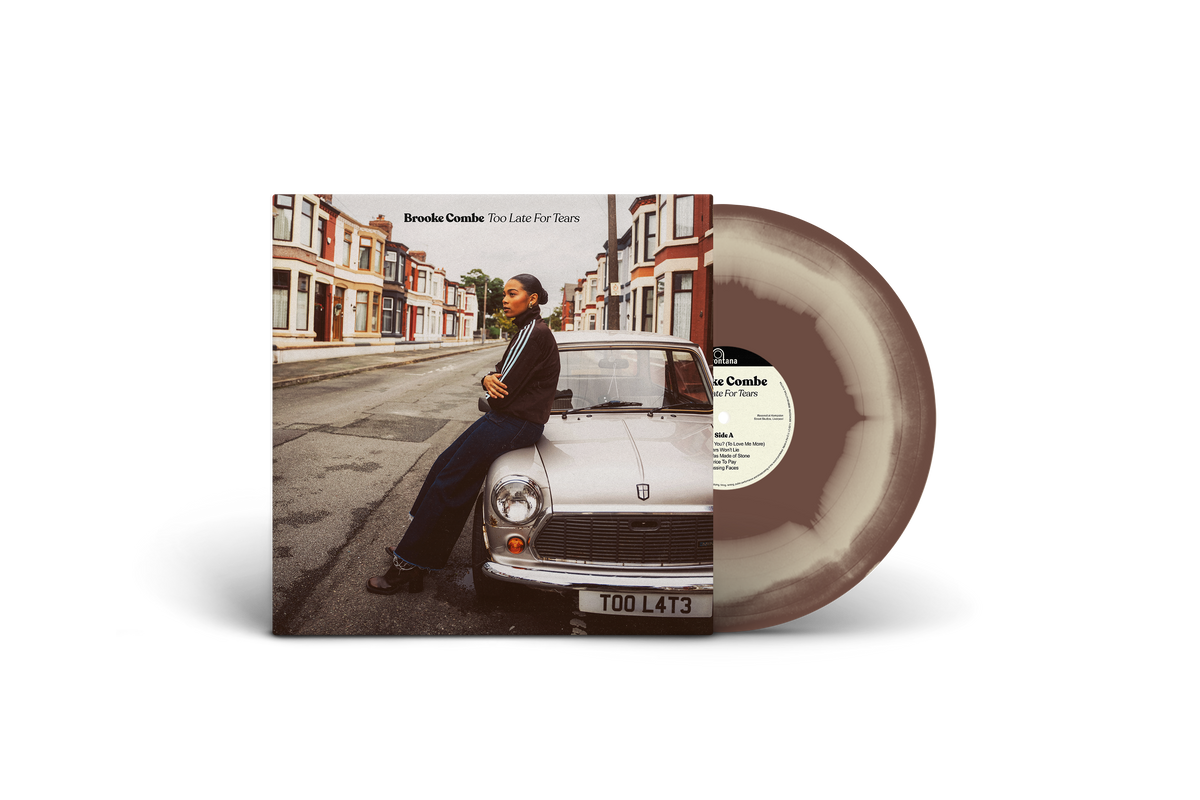 Brooke Combe: Too Late For Tears Brown and Cream LP