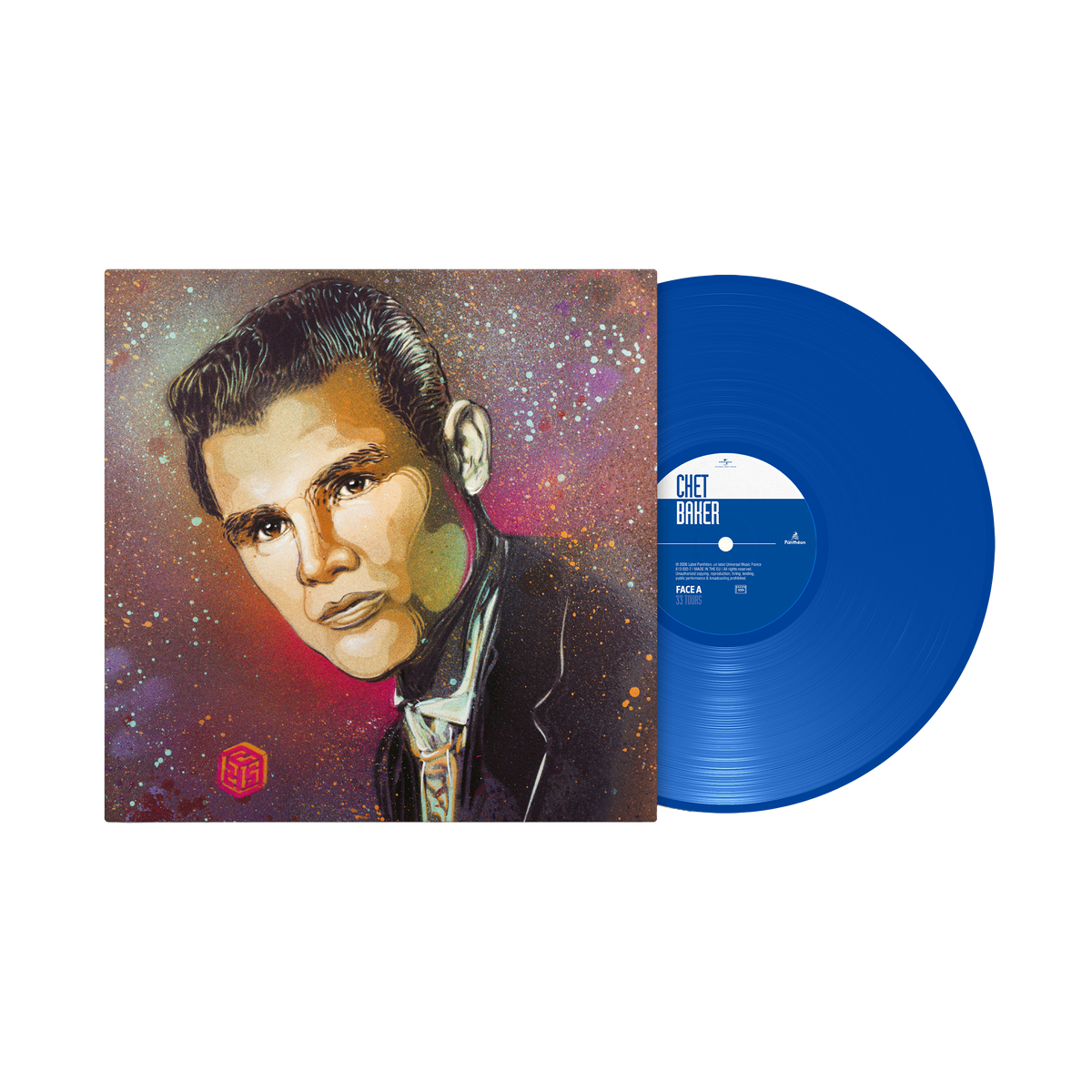 Chet Baker: Best Of C215 - 1LP Bleu Dédicacé