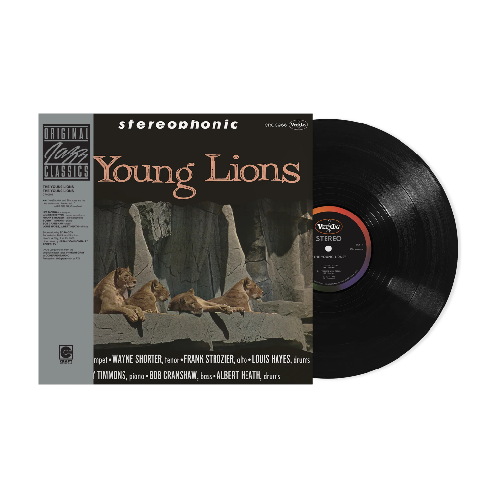 The Young Lions - The Young Lions 1LP - Pack Shot With Obi Strip