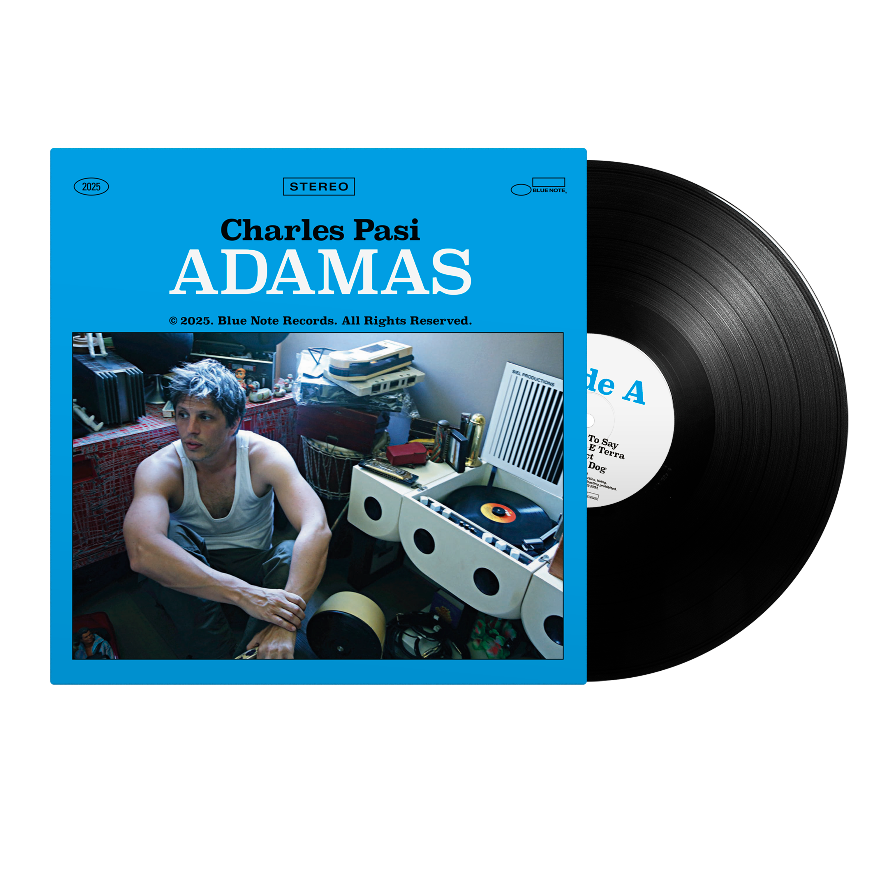 Charles Pasi - Adamas - Vinyle dédicacé cover alternative