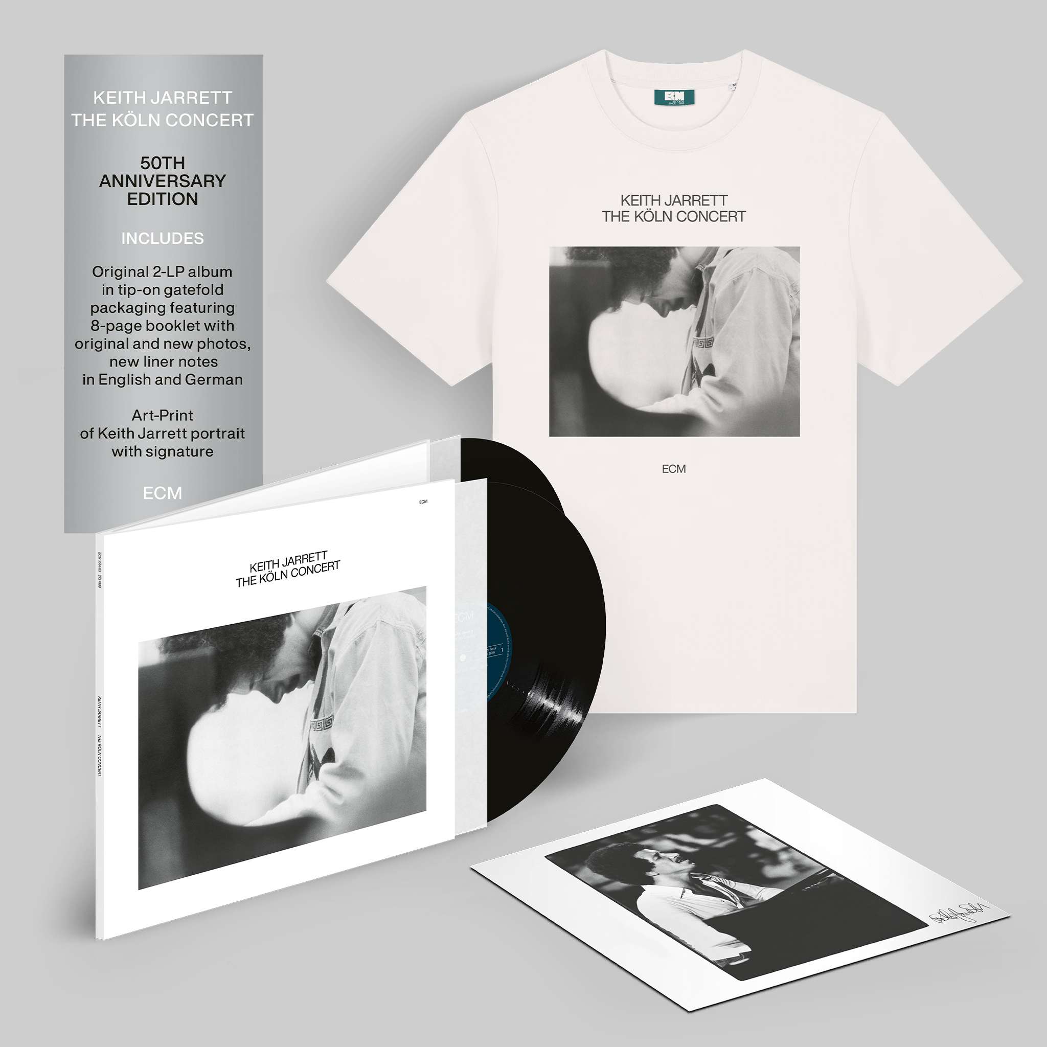 Keith Jarrett - Köln Concert 50th Anniversary - Double Vinyle + T-Shirt (Exclusivité)
