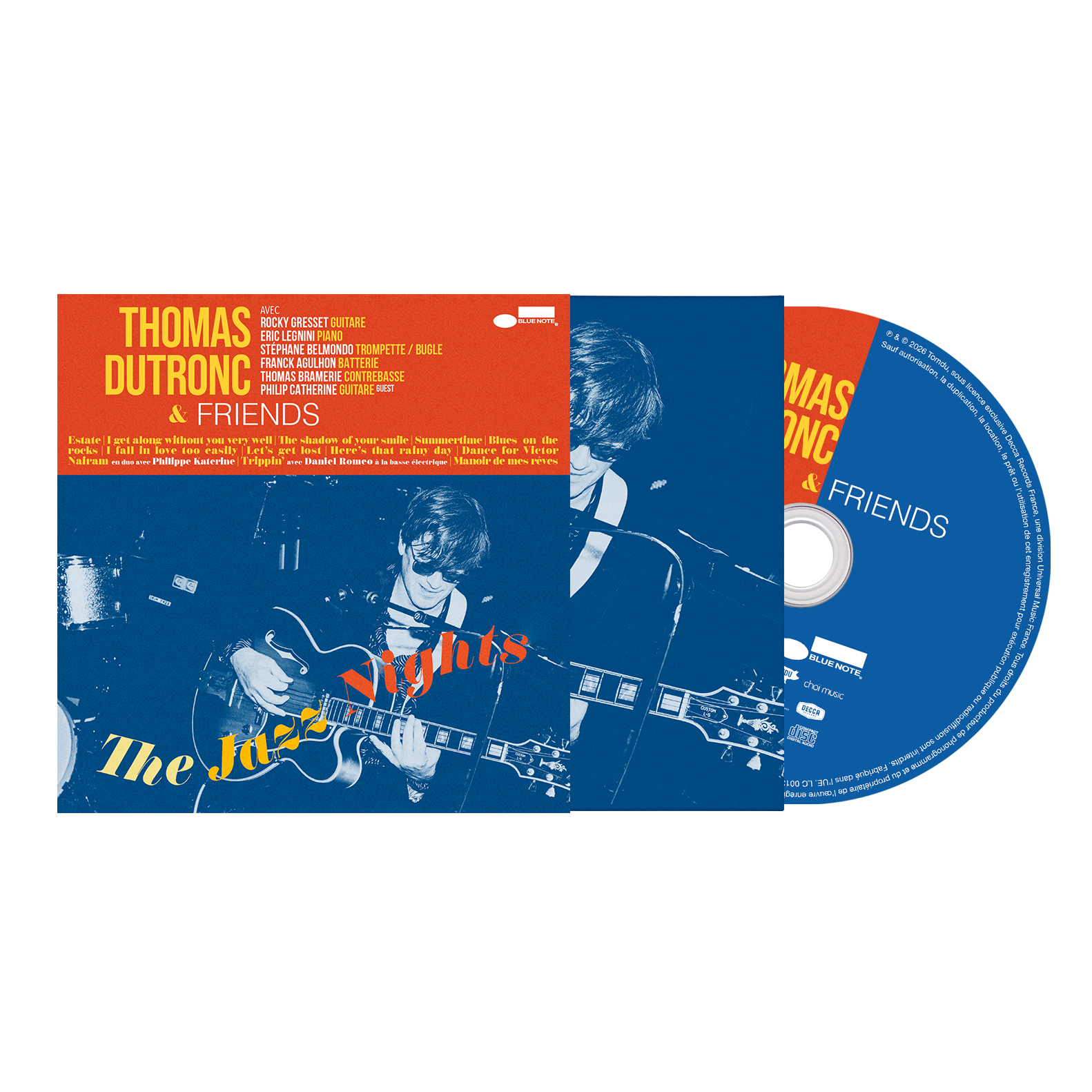 Thomas Dutronc - The Jazz Nights - Pack CD dédicacé + Bougie