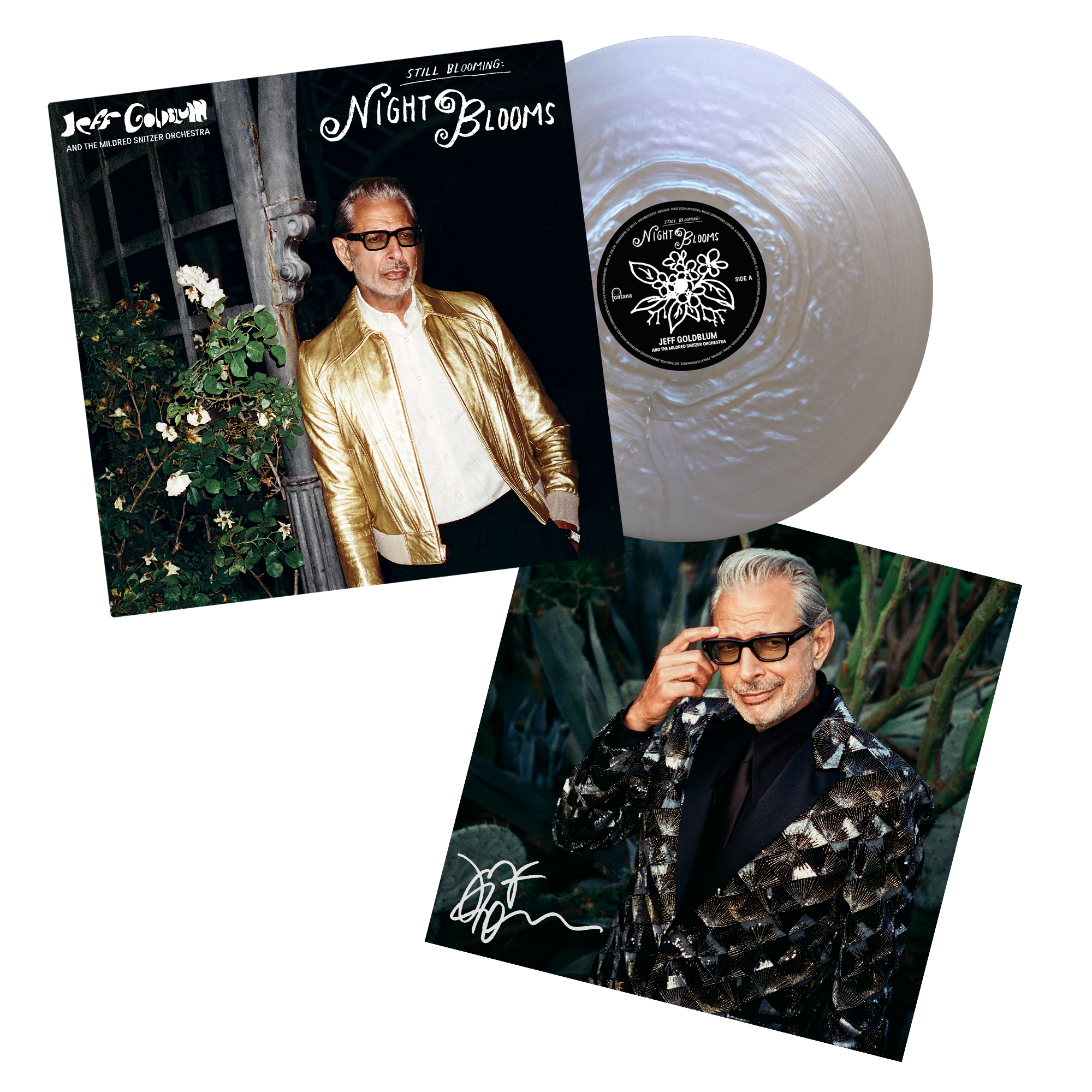 Jeff Goldblum - Night Blooms - Vinyle Couleur Cover Alternative (Exclusivité store) + Carte dédicacée LP