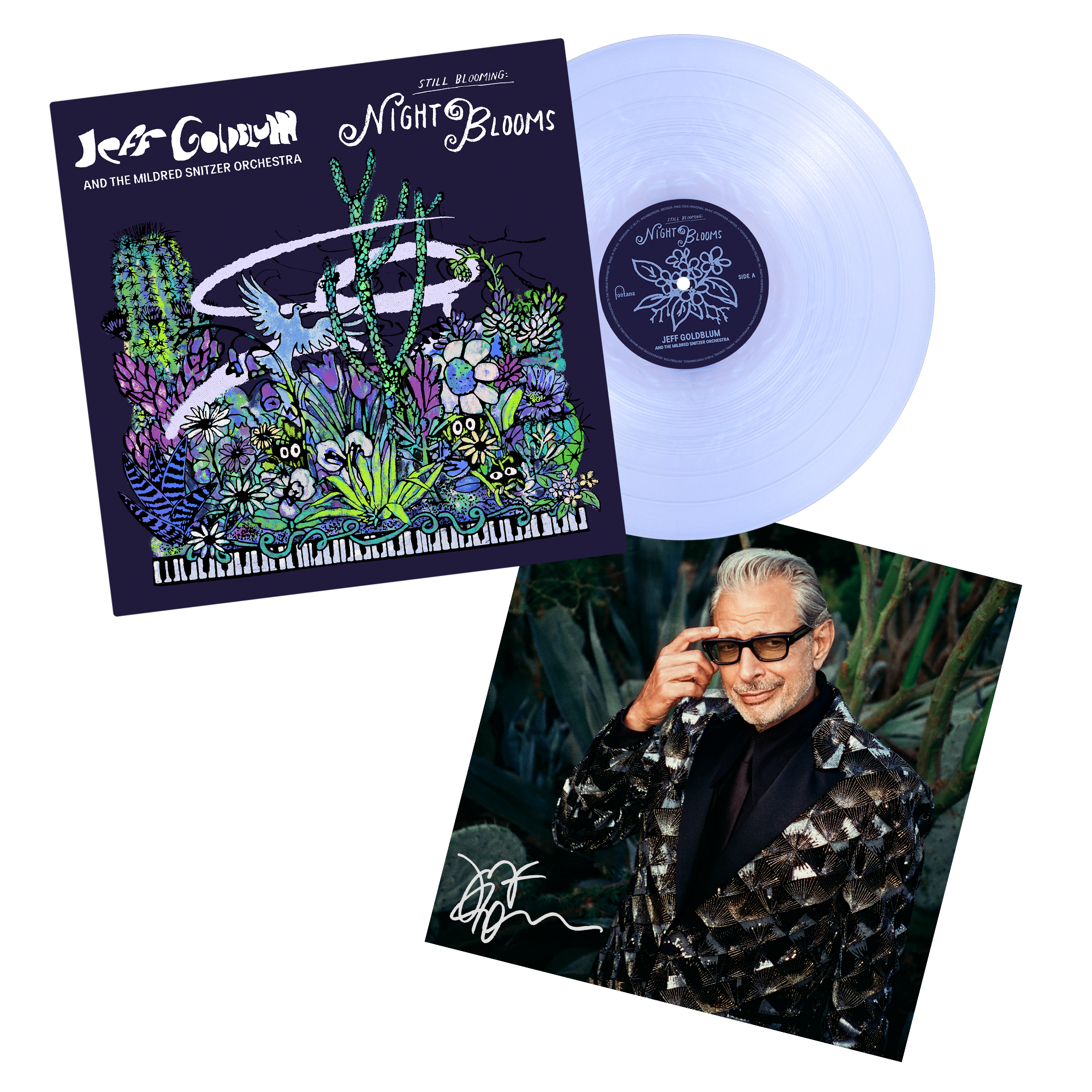 Jeff Goldblum - Night Blooms - Vinyle Couleur + Carte dédicacée LP