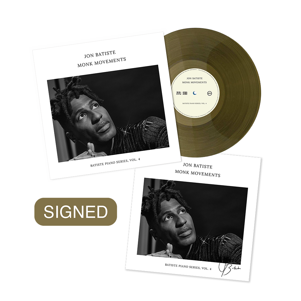 Jon Batiste - Monk Movements - Vinyle Couleur 'Transparent Burnt' + Artcard dédicacée