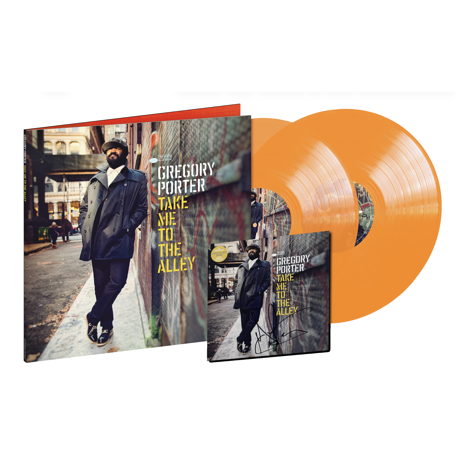 Gregory Porter - Take Me To The Alley (10th Anniversary) - Double Vinyle Orange Édition Limitée + Artcard dédicacée