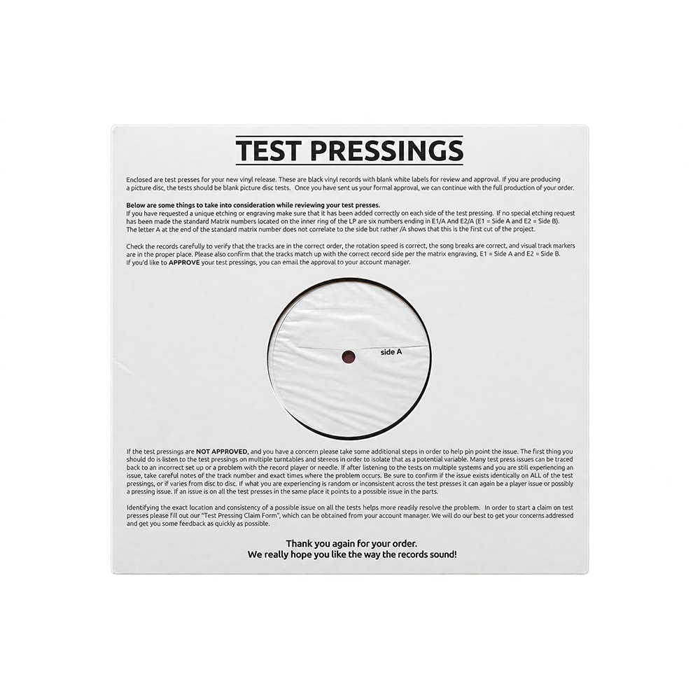 Thomas Dutronc - The Jazz Nights - Test pressing vinyle dédicacé